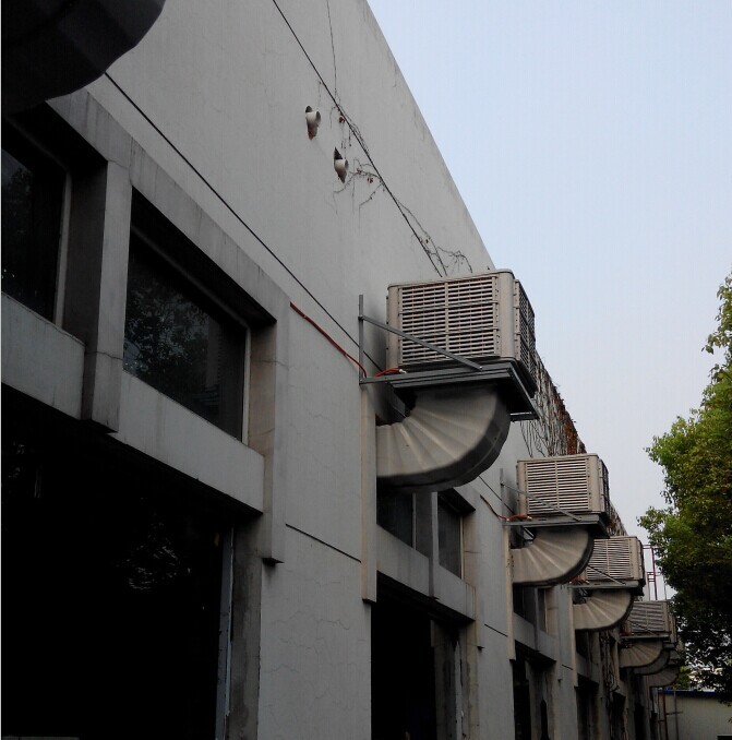 鋼結構整體崗位廠房降溫解決方案